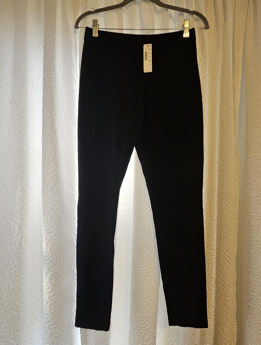 J.Crew High Rise Black Ponte Skinny Pants NWT - Size 4